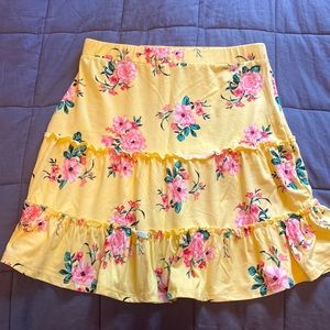 Flowered skirt